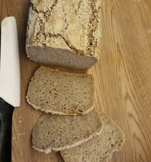 Chleb żytni na zakwasie, domowy