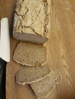 Chleb żytni na zakwasie, domowy